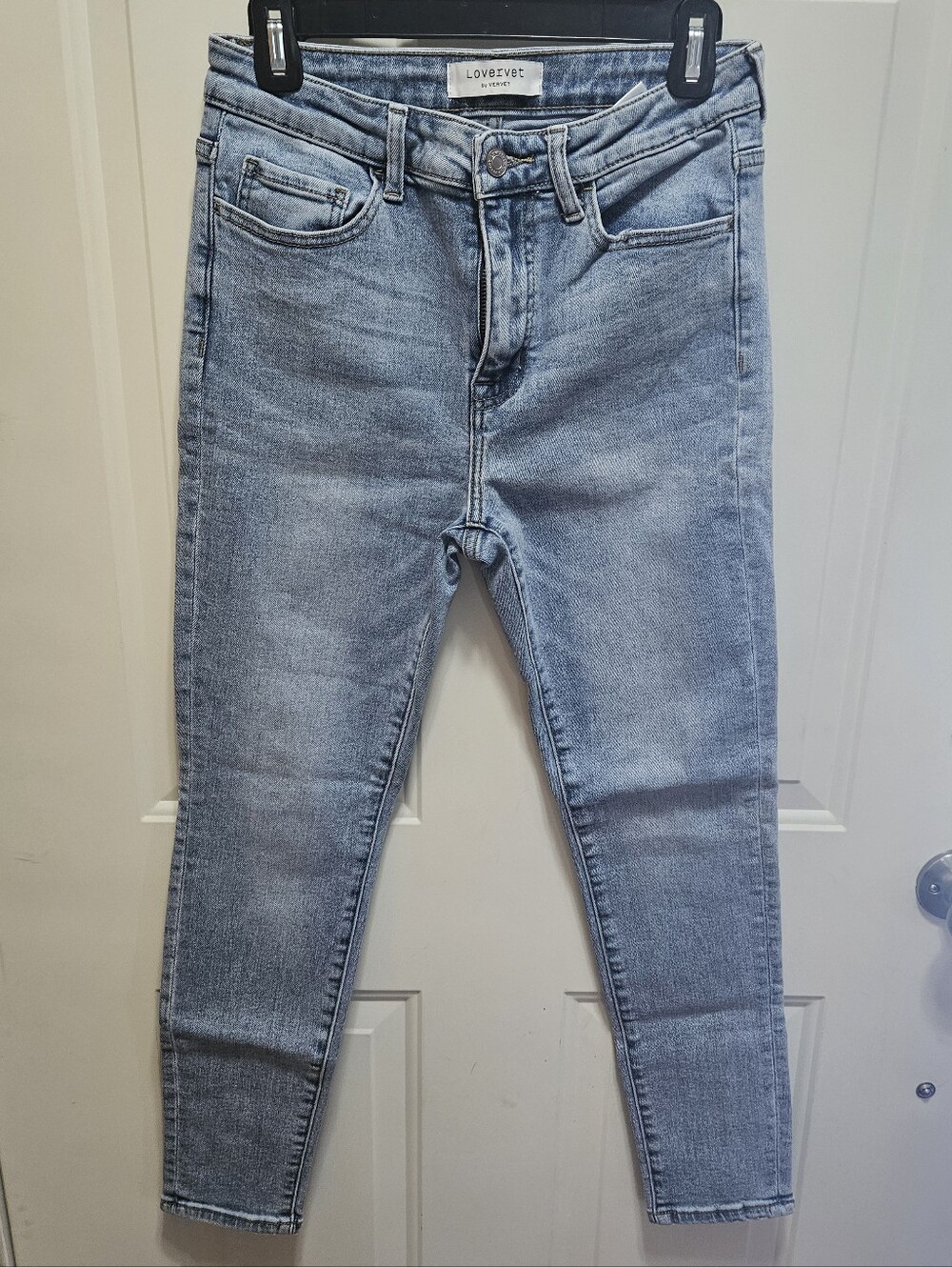 Lovervet By Vervet High Rise Crop Skinny Jeans